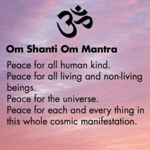 om shanti mantra