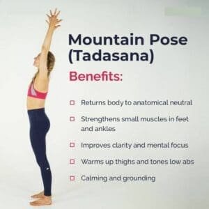 Hatha Yoga poses -Mountain pose 