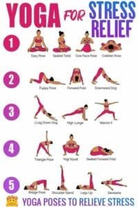 Yoga poses for stress relief 