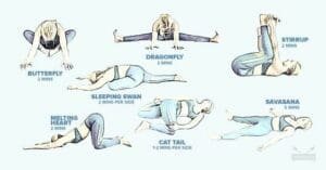 Yoga pose for stress relief